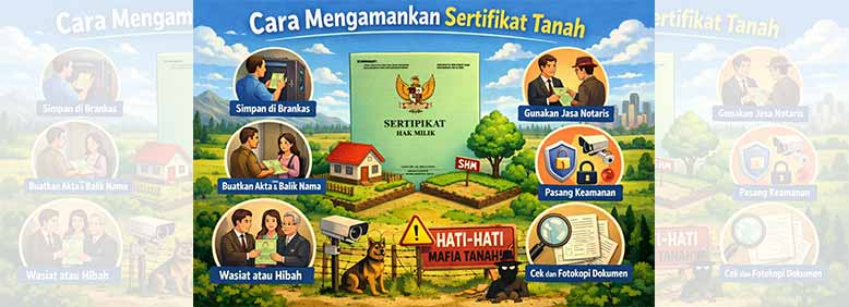 Cara Mengamankan Sertifikat Tanah