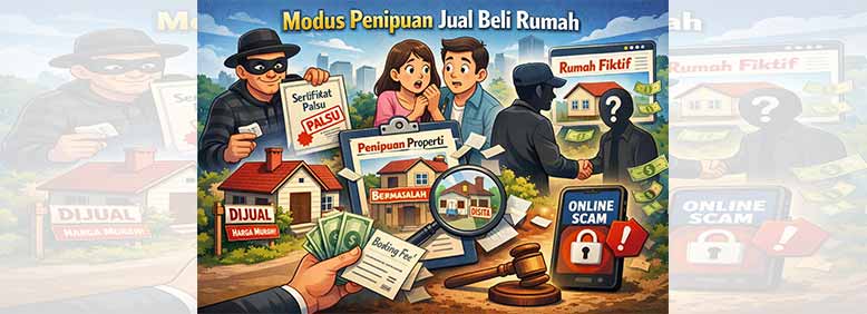 Berbagai Modus Penipuan Jual Beli Rumah