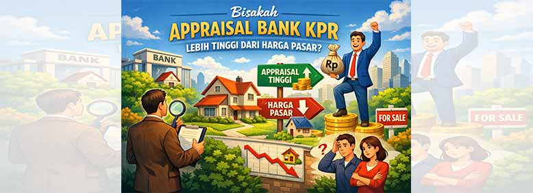 Bisakah Appraisal Bank KPR Lebih Tinggi dari Harga Pasar