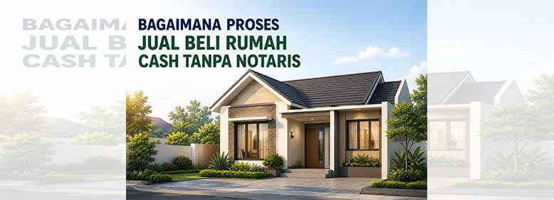 Bagaimana Proses Jual Beli Rumah Cash Tanpa Notaris