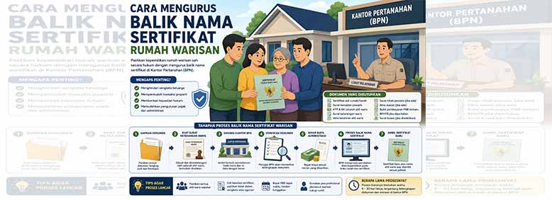 Cara Mengurus Balik Nama Sertifikat Rumah Warisan