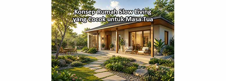 Konsep Rumah Slow Living yang Cocok untuk Masa Tua