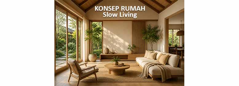 Konsep Rumah Slow Living