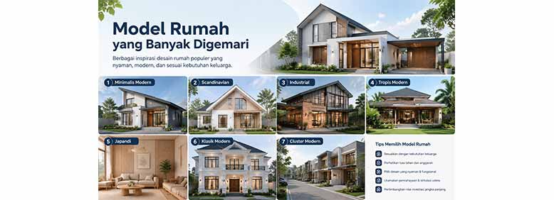 Model Rumah yang Banyak Digemari