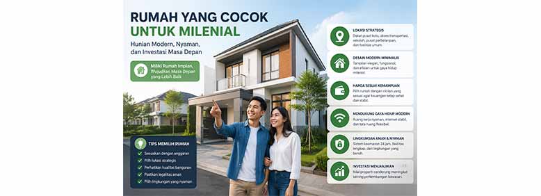 Rumah yang Cocok untuk Milenial
