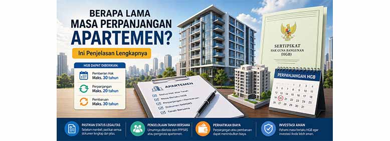 Berapa Lama Masa Perpanjangan Apartemen