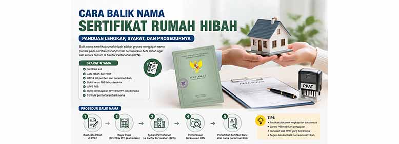 Cara Balik Nama Sertifikat Rumah Hibah