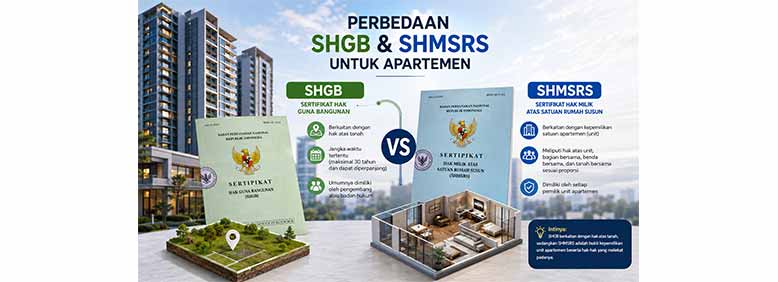 Perbedaan SHGB dan SHMSRS untuk Apartemen