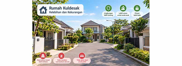 Kelebihan dan Kekurangan Rumah Kuldesak