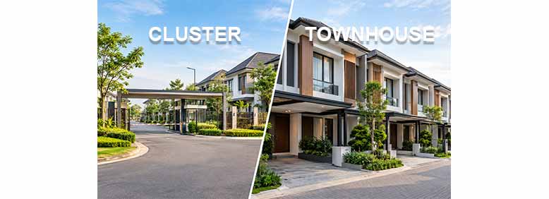 Perbedaan Perumahan Cluster dan Townhouse