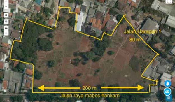 Tanah Strategis di Cilangkap Cipayung Jakarta Timur