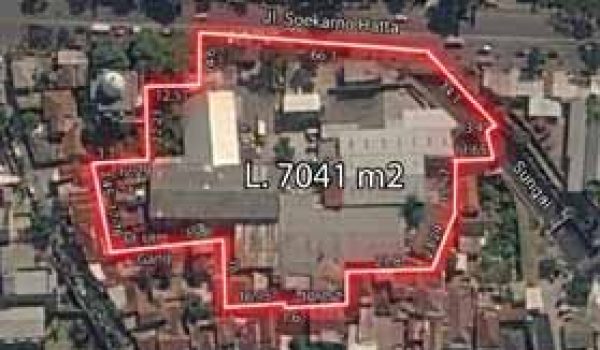 Dijual Tanah dan Bangunan di Jalan Soekarno Hatta Bandung