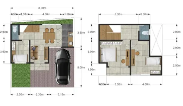 tipe Elysium Arcadia Townhouse Cimahi 2